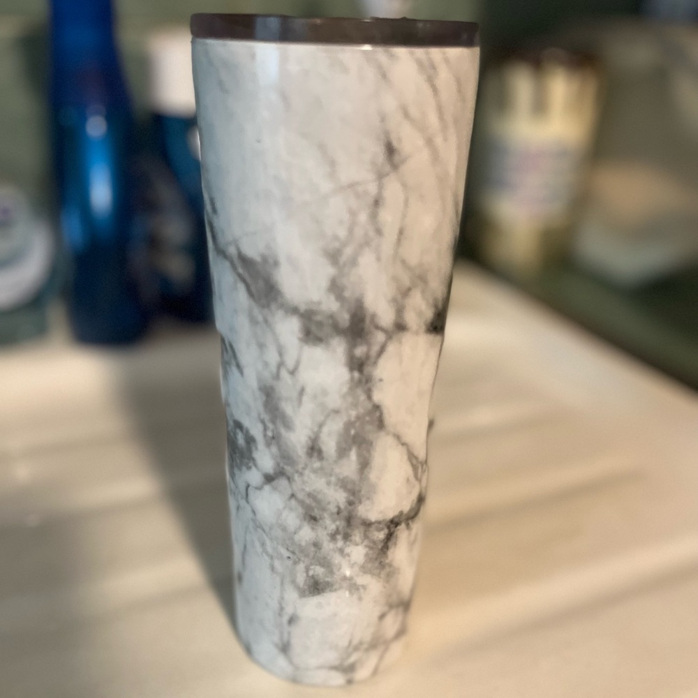 Marble Skinny Tumbler